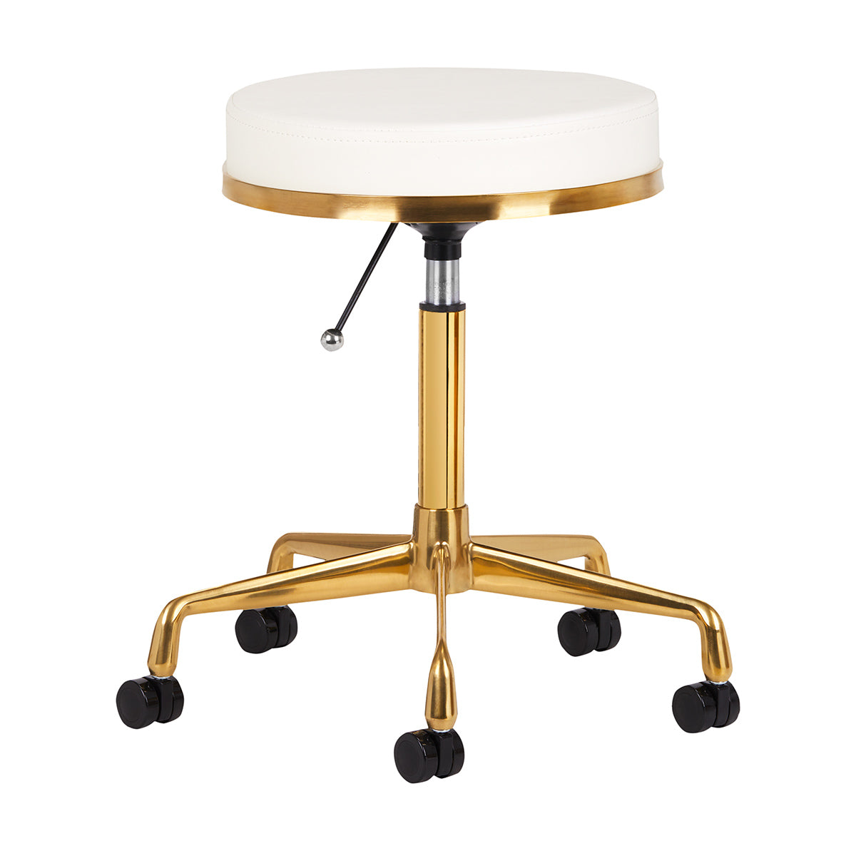 COSMETIC STOOL H4 WHITE GOLD - BVShop