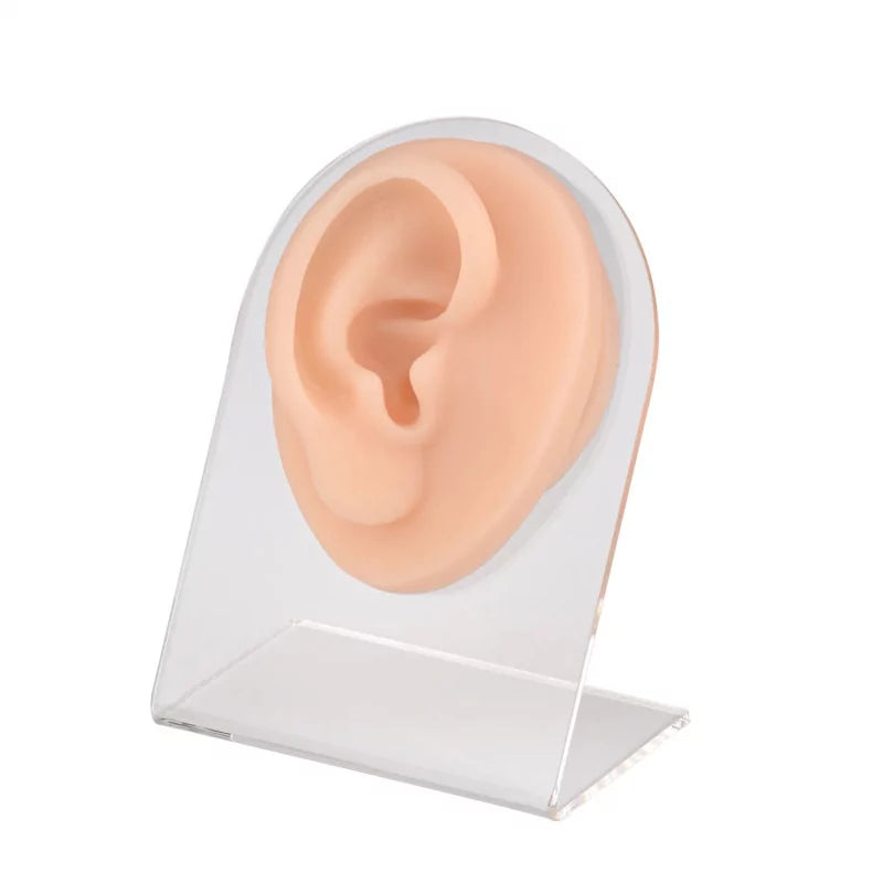 Modèle en silicone pour perçage d'oreille