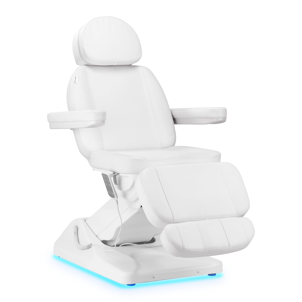 Electric cosmetic chair SILLON Luxury 3 motors white - BVShop