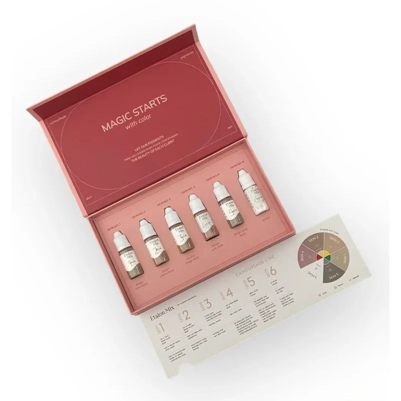 Set de pigments pour peau camouflage Etalon Mix 6x5ml