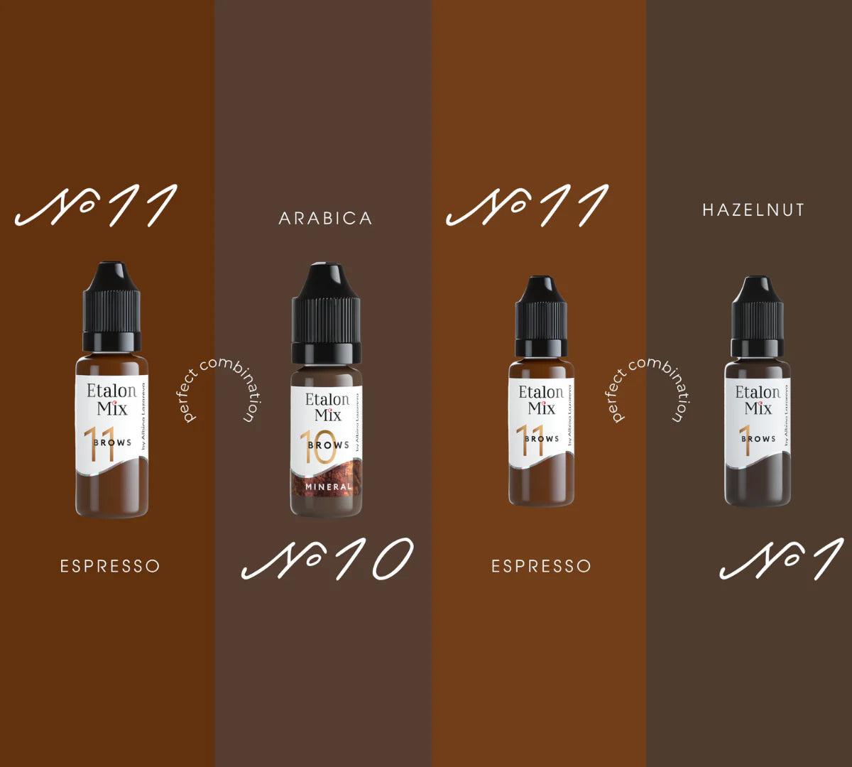 Etalon Mix Hybrid Line Eyebrow Mini Set 5x5ml - BVShop