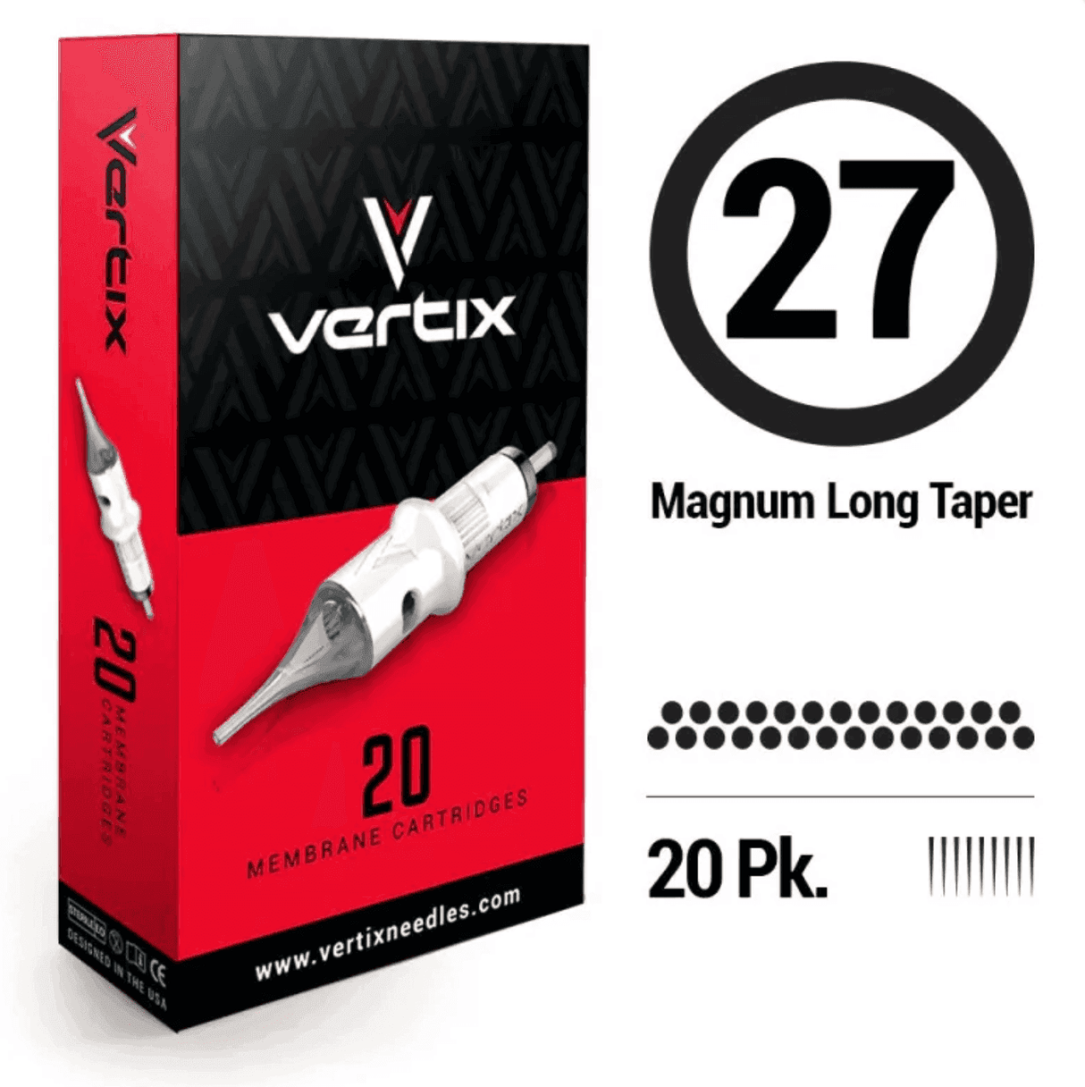 Vertix Tattoo Magnum Cartridges - BVShop