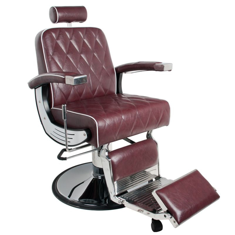 Gabbiano barber chair Imperial burgundy - BVShop