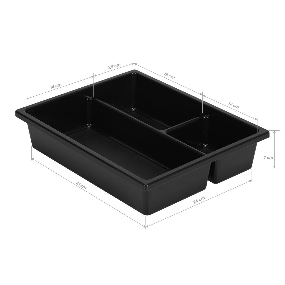 Gabbiano hairdresser's helper with UV sterilizer 68UV black - BVShop