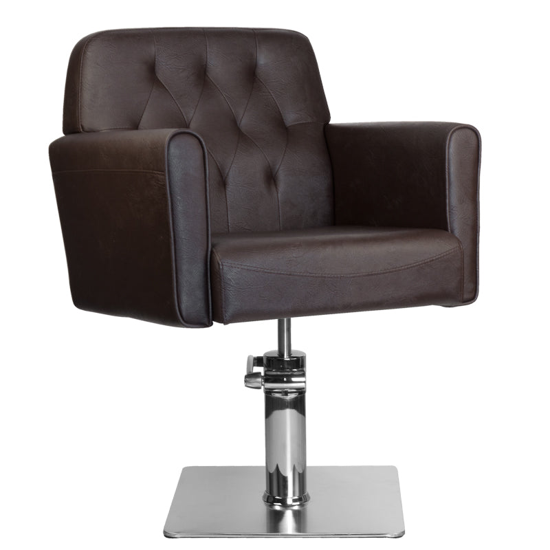 Gabbiano hamburg brown hairdressing chair - BVShop