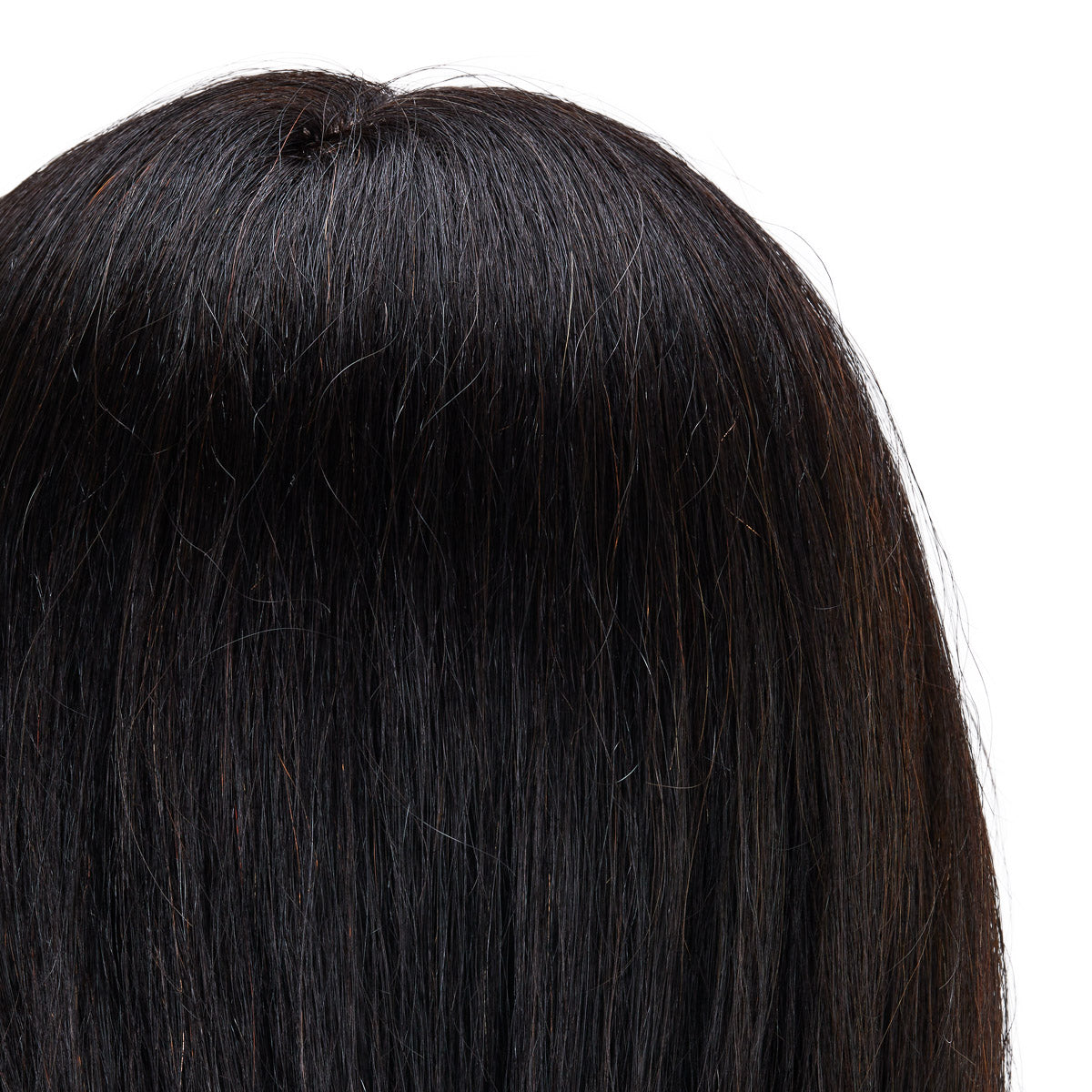 Gabbiano WZ1 hairdressing training head, natural hair, color 1#, length 20" - BVShop