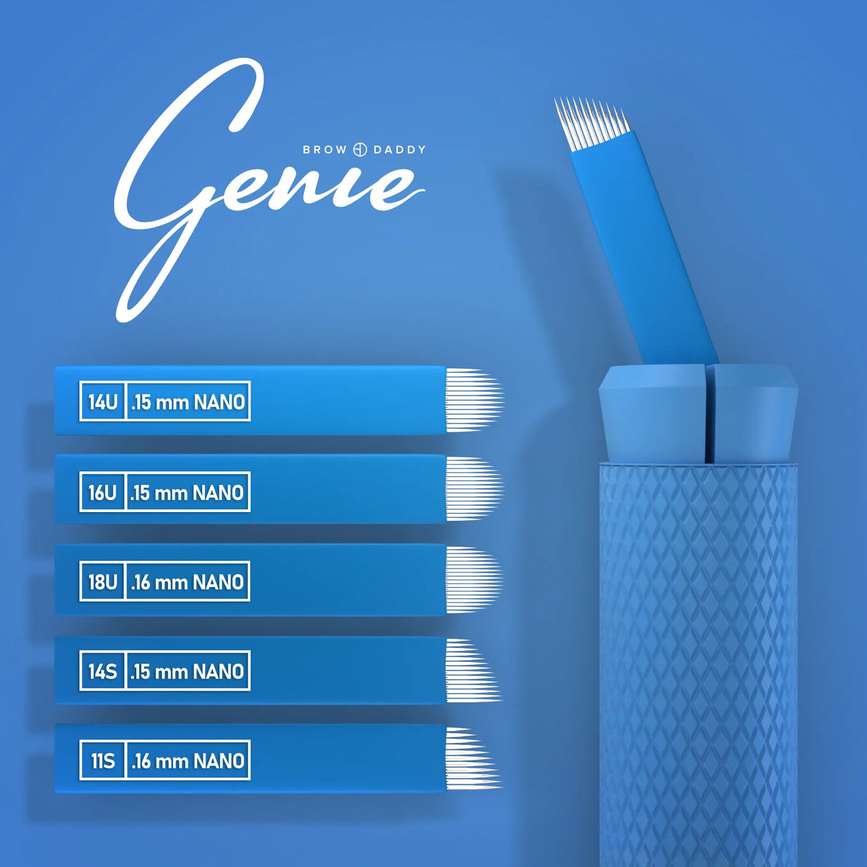 BROW DADDY GENIE Nano Feather Microblades Box of 25 - BVShop