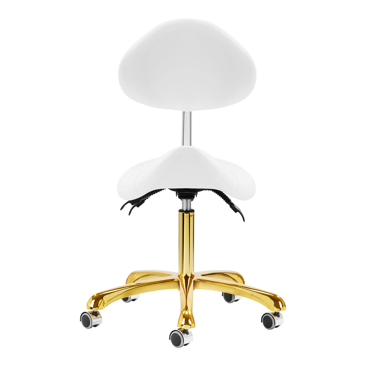 Giovanni cosmetic stool 1004 gold white - BVShop