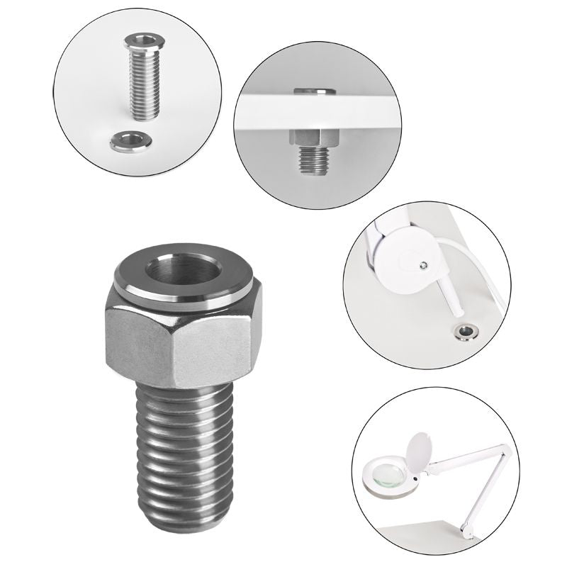 Inox tube magnifier lamp holder - BVShop