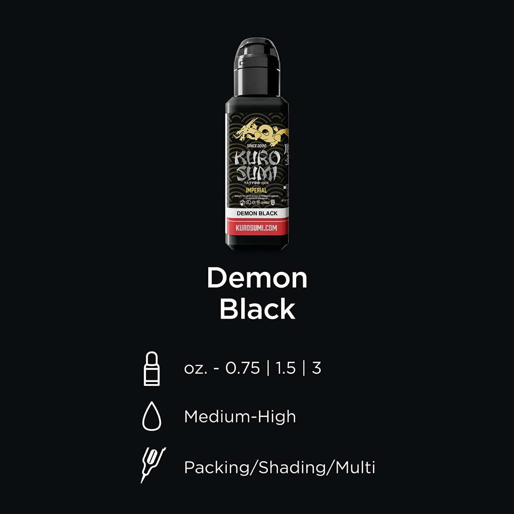 Kuro Sumi Imperial Tattoo Ink Demon Black - BVShop