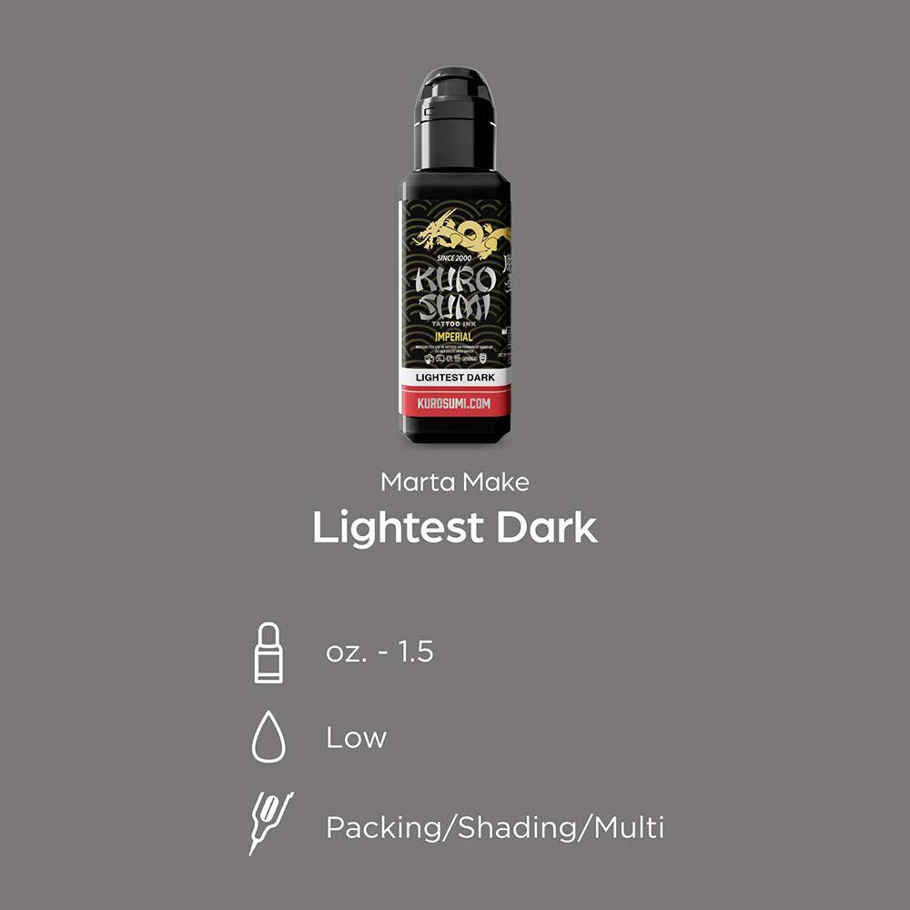 Kuro Sumi Imperial Tattoo Ink Lightest Dark 44ml - BVShop