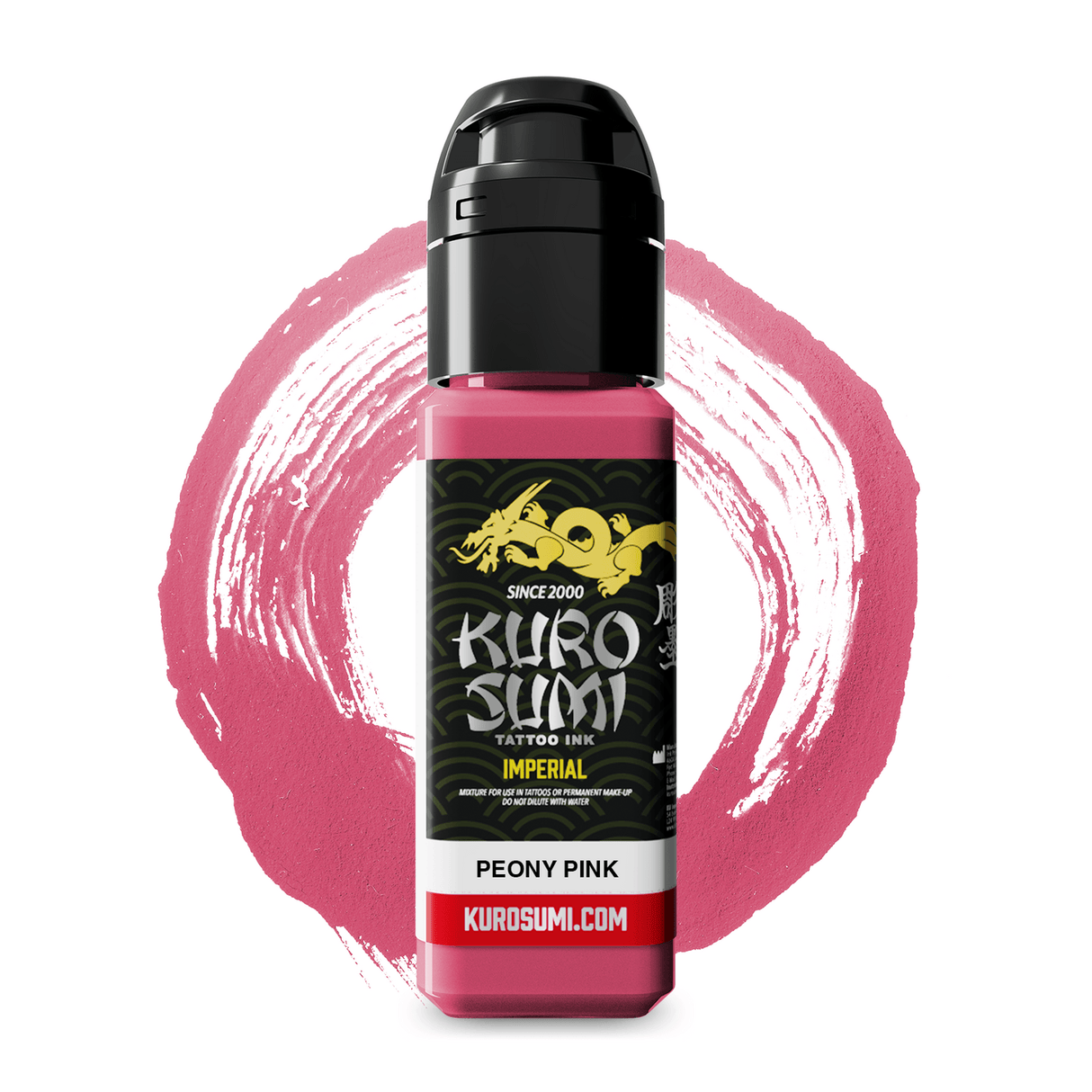 Kuro Sumi Imperial Tattoo Ink Peony Pink 44ml - BVShop