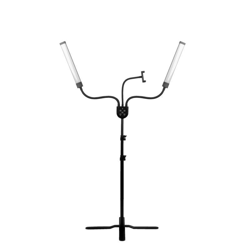 LED lamp for eyelashes and makeup polluks iv type msp-mj-02 black with a remote control - BVShop