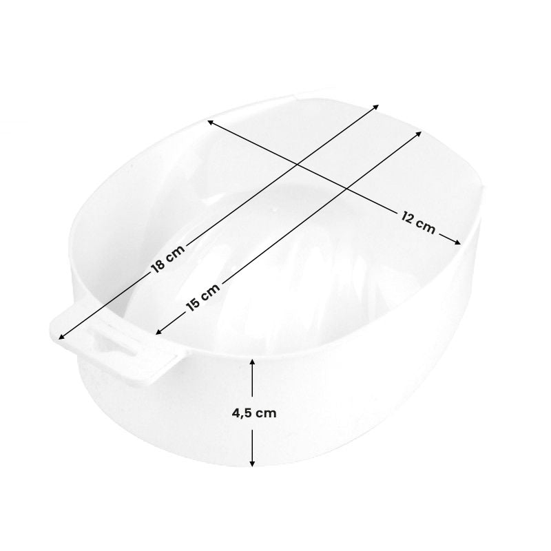 Manicure bowl white - BVShop