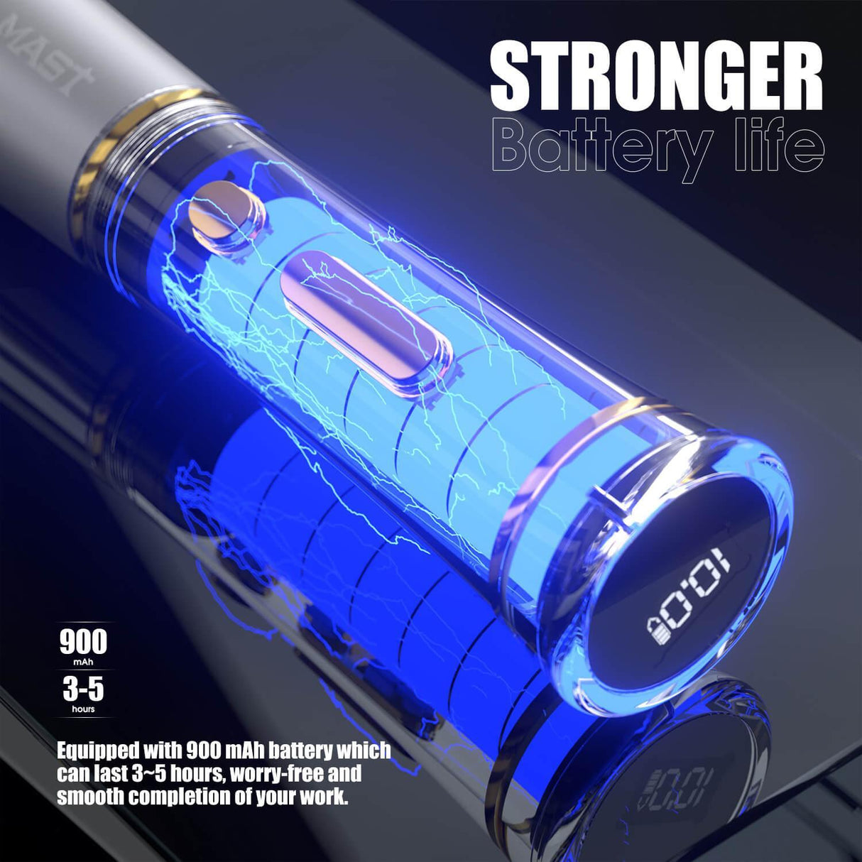 Mast P40 Wireless Tattoo Pen And PMU Machine Pink - BVShop