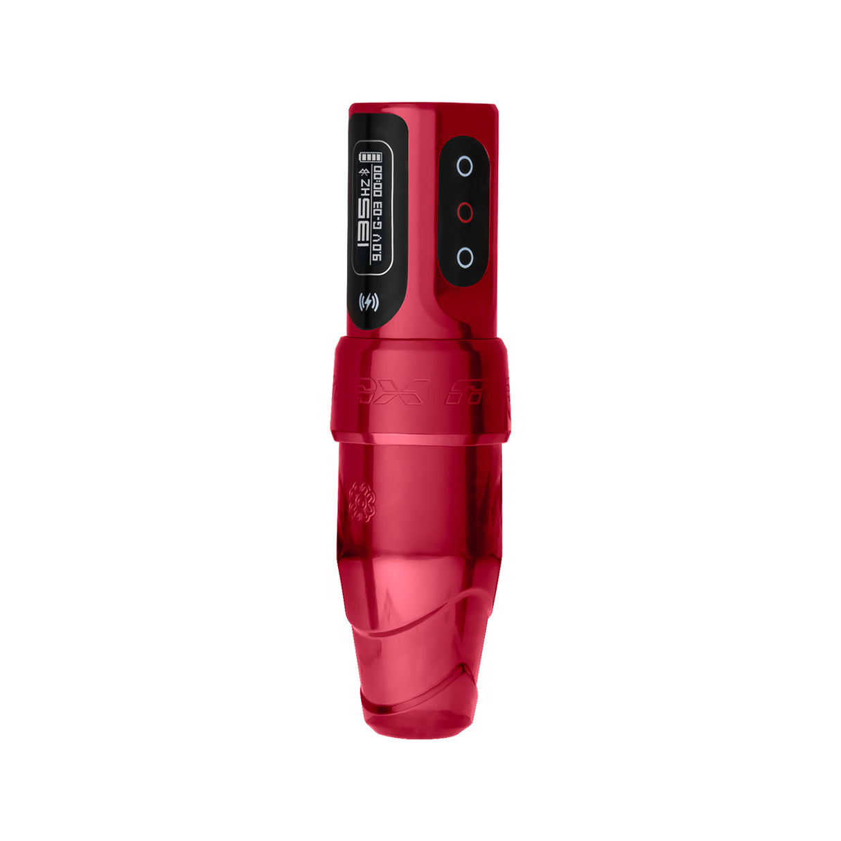Microbeau Flux S Max avec PowerBolt II simple ou double course de 2,5 mm Rouge