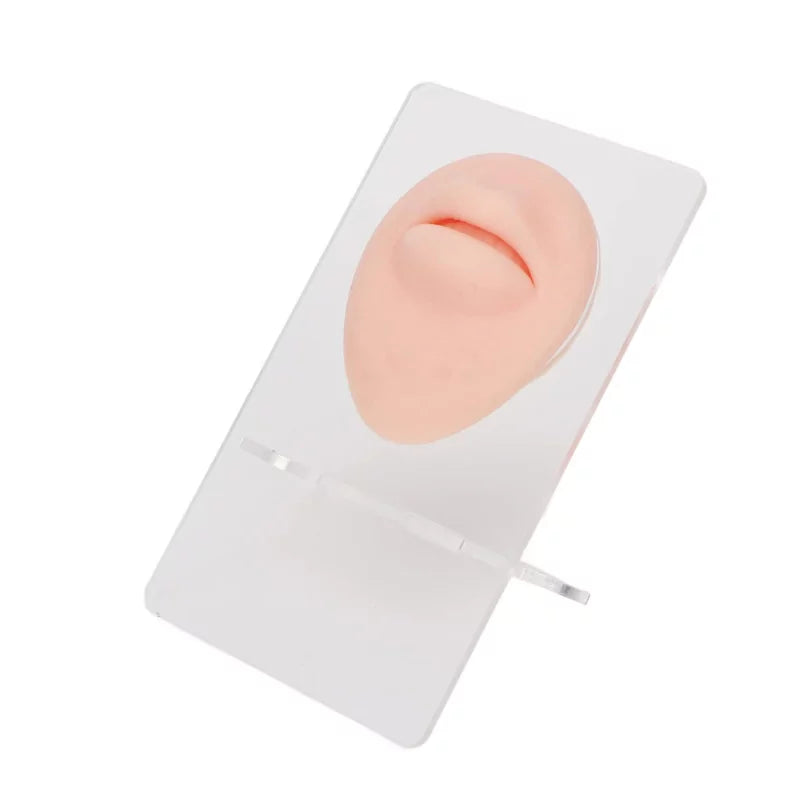 Modèle en silicone pour piercing buccal
