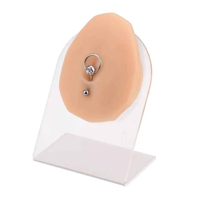 Modèle de piercing de nombril en silicone