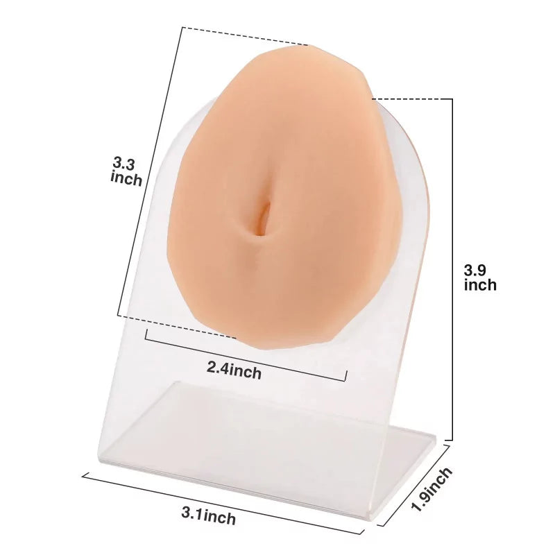 Modèle de piercing de nombril en silicone