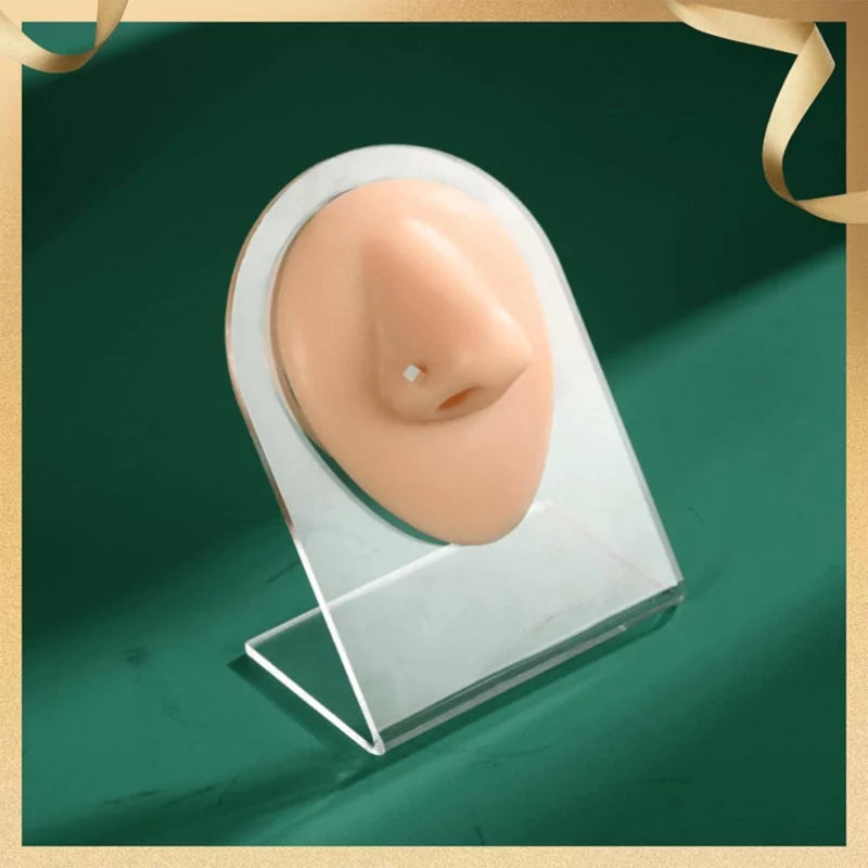 Modèle de piercing nasal en silicone