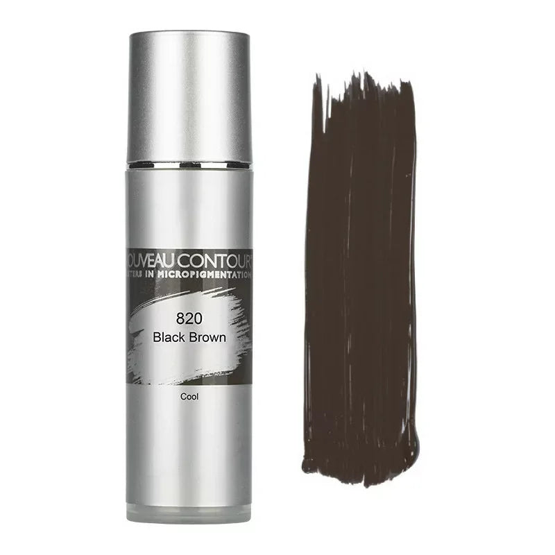 Nouveau Contour Fusion Line Eyebrow Pigment 820-Black Brown (10ml) - BVShop