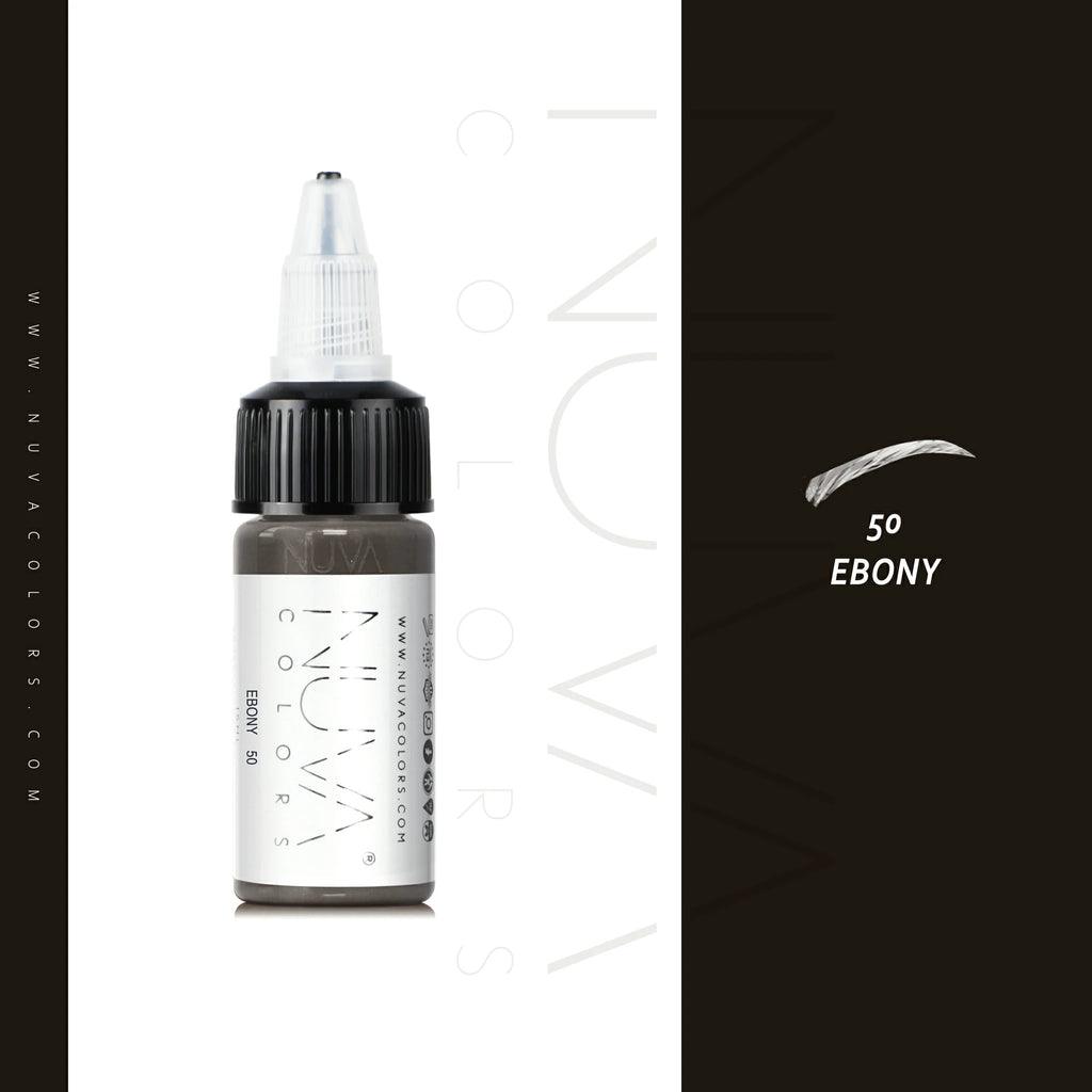 Nuva Colors Eyebrow Pigments 50 EBONY 15ml - BVShop