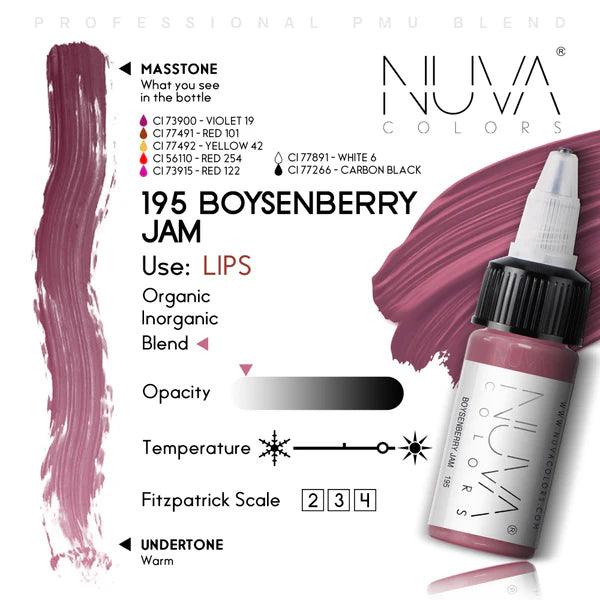 Nuva Colors Lip Pigments 195 BOYSENBERRY JAM 15ml - BVShop