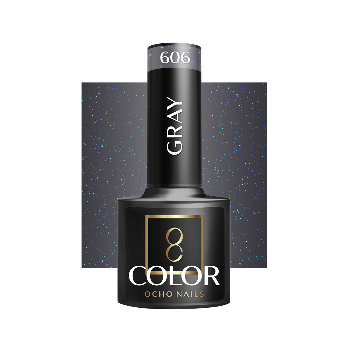 OCHO NAILS Hybrid nail polish gray 606 -5 g - BVShop