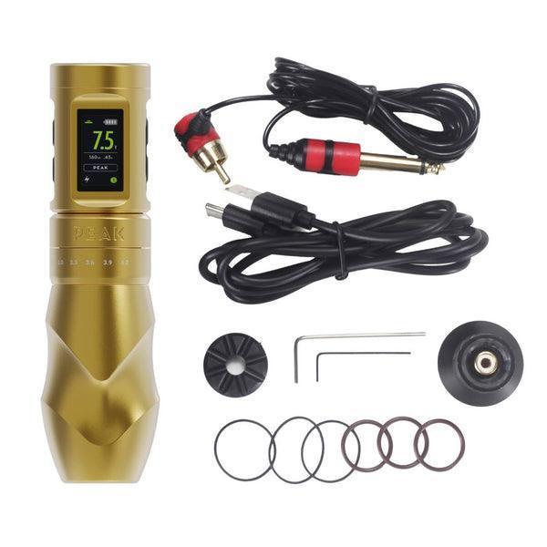 Peak Solice Pro V2 Wireless Tattoo And PMU Machine Matte Gold - BVShop