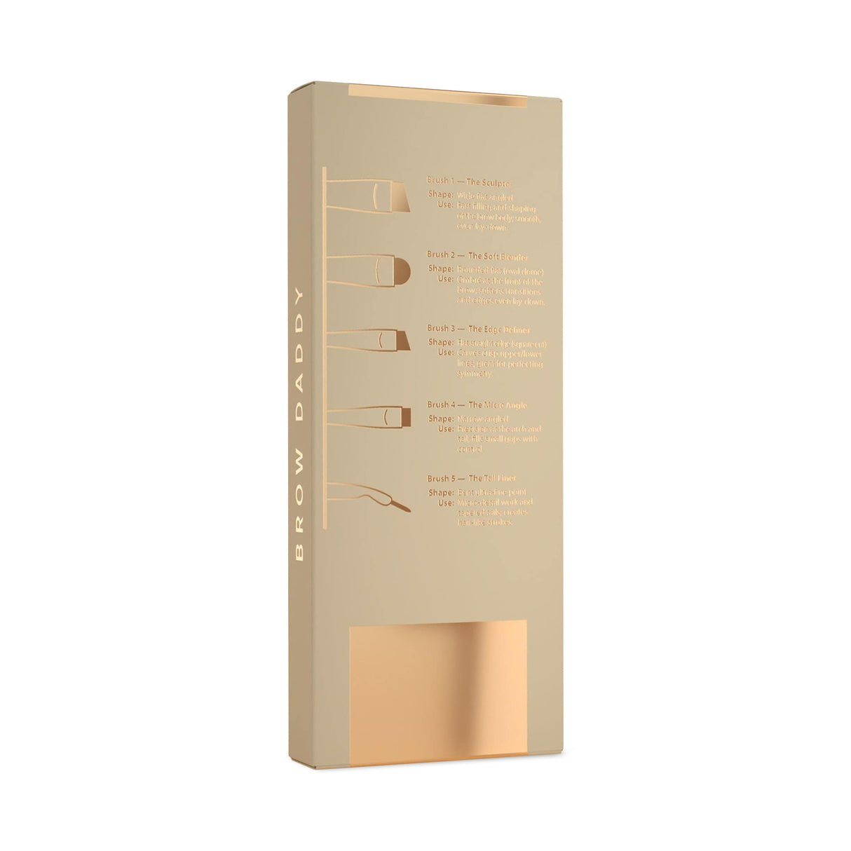 Set de Pinceaux de Précision Brow Daddy Pour Teinture des Sourcils