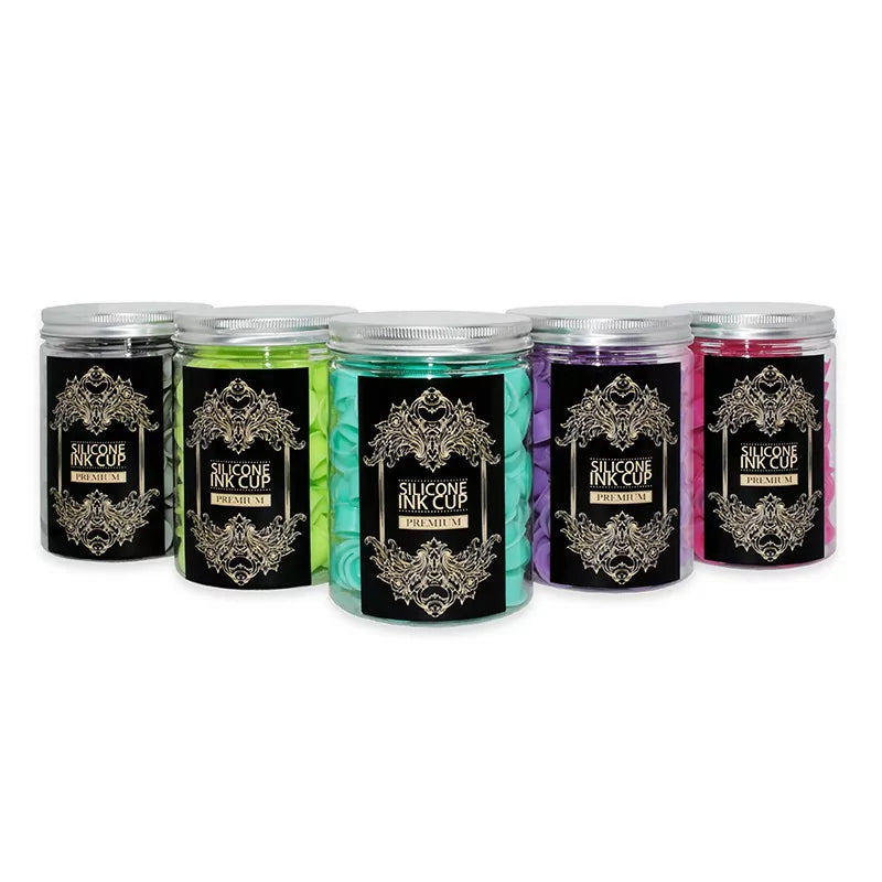 Premium Silicone Tattoo Ink Cup 100pcs 12mm - BVShop