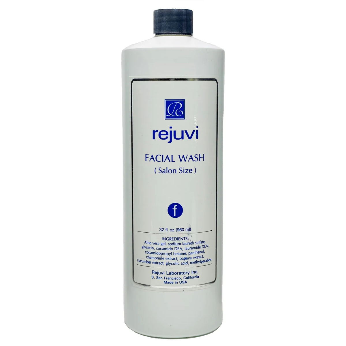 Rejuvi f Nettoyant Visage Moussant 960ml, Flacon avec bouchon