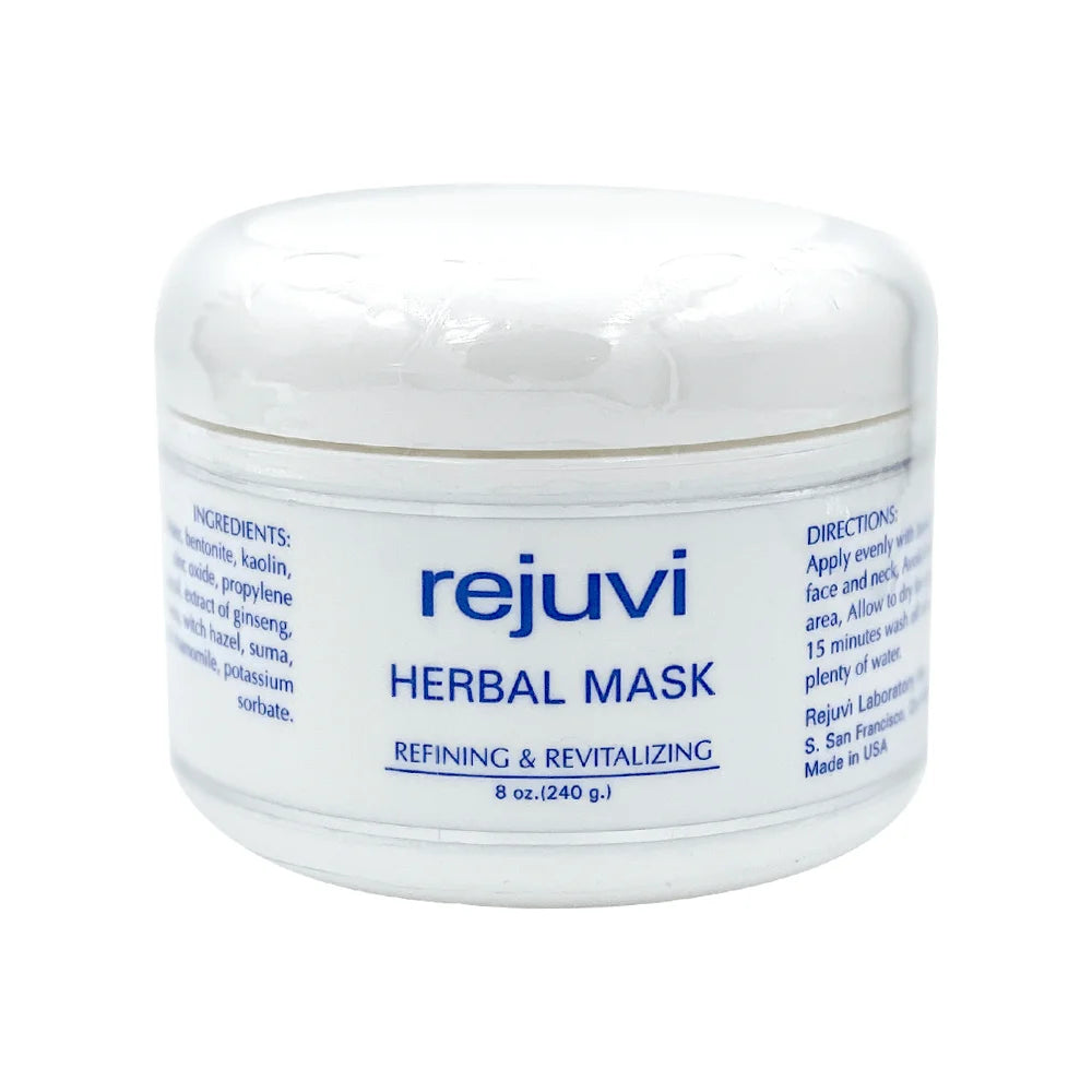 Rejuvi Herbal Mask 240g jar refining and revitalizing face mask