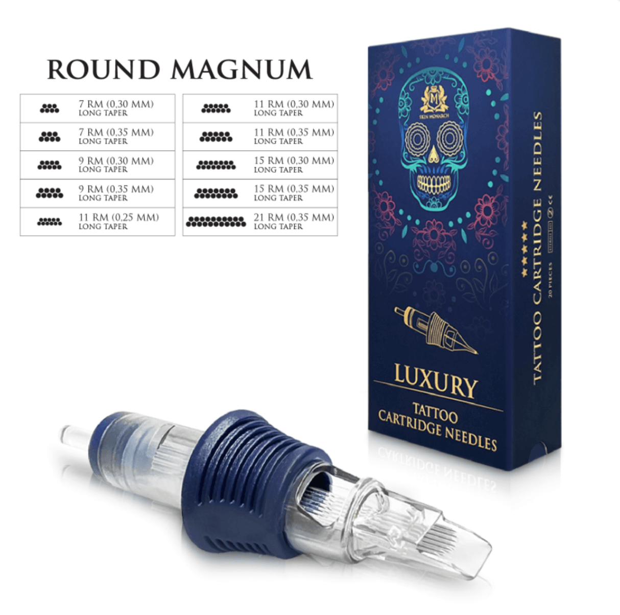 Skin Monarch Luxury Round Magnum Tattoo Cartridges - BVShop