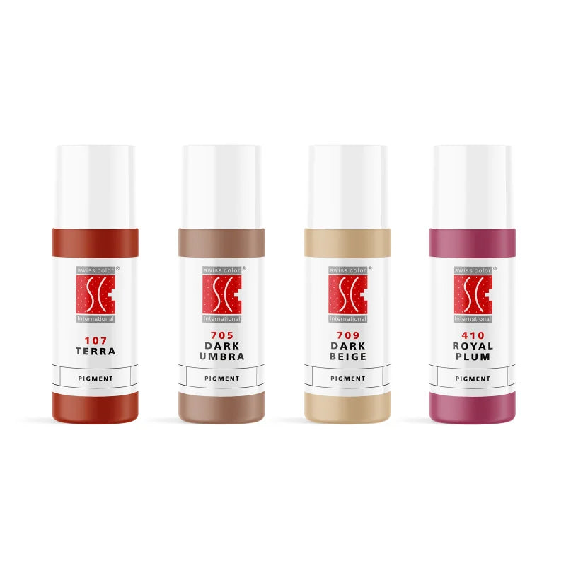 Ensemble de couleur suisse pour aréole Fitzpatrick I–III 4x5ml