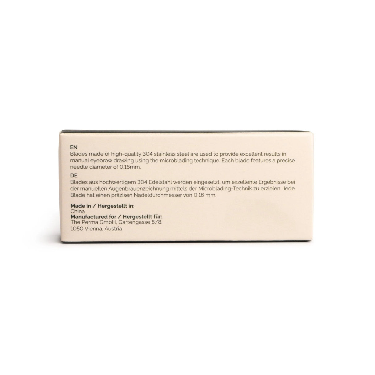 The Perma Microblading Nano Blades U24 0.16mm, set of 50 precision microblading blades for eyebrow tattooing.