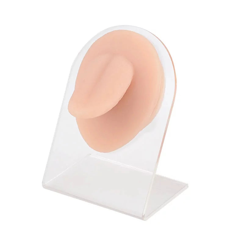 Modèle de piercing de langue en silicone