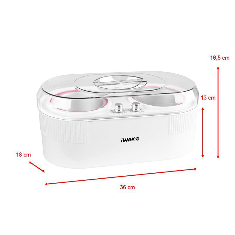 Wax heater 2in1 can 400ml + 800ml 400w - BVShop