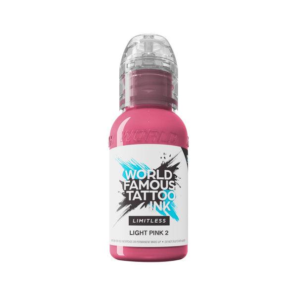 World Famous Limitless Tattoo Ink Light Pink 2 30ml - BVShop