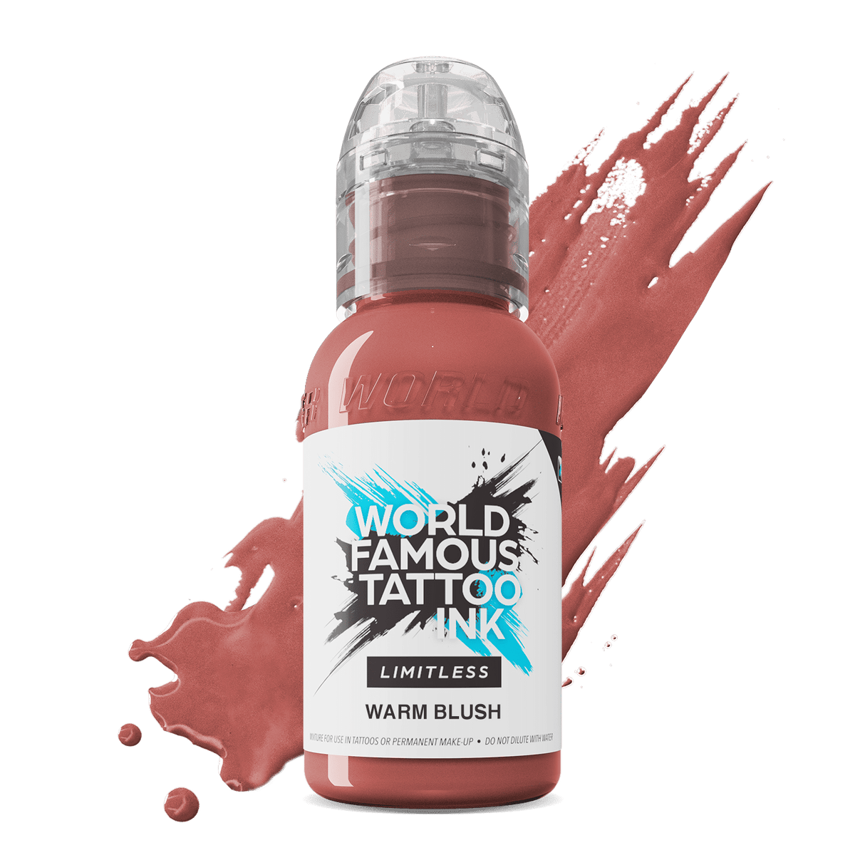 World Famous Limitless Tattoo Ink Pink Ribbon Warm Blush 30ml - BVShop