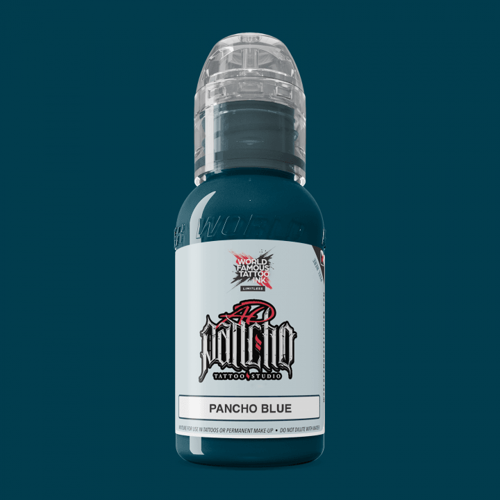 World Famous Tattoo Ink AD Pancho Blue 30ml - BVShop