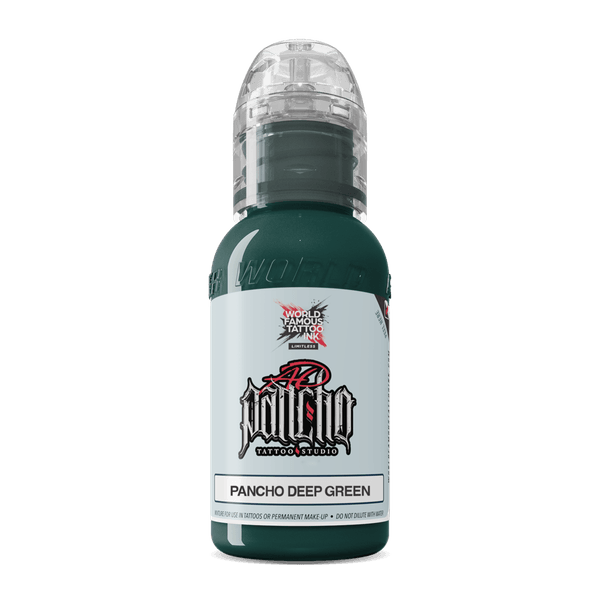 World Famous Tattoo Ink AD Pancho Deep Green 30ml - BVShop