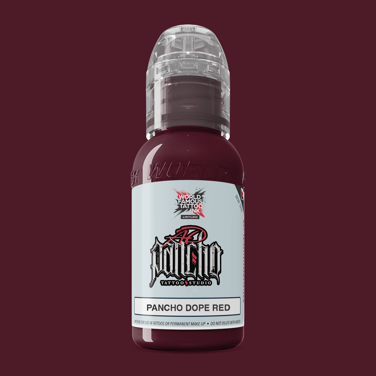 World Famous Tattoo Ink AD Pancho Dope Red 30ml - BVShop
