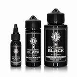 Nocturnal By Bishop Super Black 30ml, 118ml, 295ml — comparaison des volumes des flacons