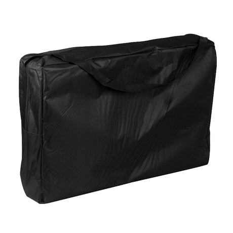 BALANCE table de massage pliante en aluminium à trois sections – Grise; sac de transport noir