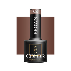 OCHO NAILS Hybrid nail polish brown 807 -5 g - BVShop