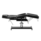 Black hydraulic tattoo chair Pro Ink 210DH side view