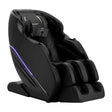 Black Sakura 3D Maximus massage chair with ergonomic design and plush upholstery, showcasing advanced massage features.