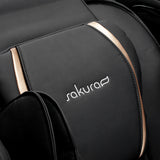 Black Sakura 3D Sakura Maximus 809 massage chair with ergonomic design and plush cushioning for full-body relaxation.