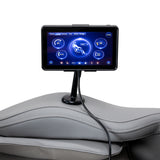 White and grey Sakura 3D Maximus massage chair showcasing ergonomic design and padded armrests in a modern massage furniture image.